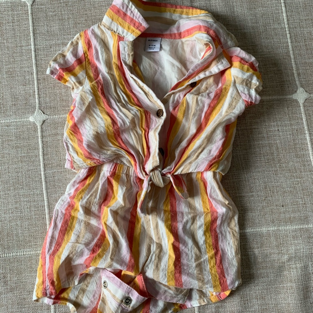 Old navy striped romper